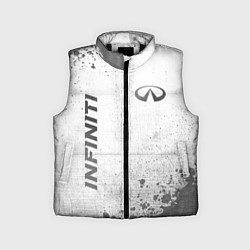 Детский жилет Infiniti - white gradient вертикально
