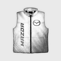 Детский жилет Mazda - white gradient вертикально, цвет: 3D-черный