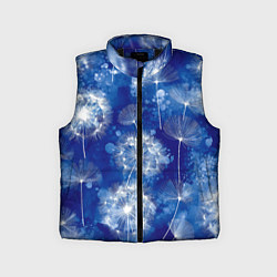 Детский жилет Летающие одуванчики - акварельный фон