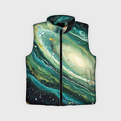 Детский жилет Зеленая вселенная