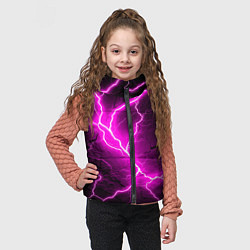 Детский жилет The color is pink and black, цвет: 3D-черный — фото 2