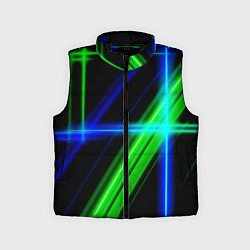 Детский жилет Color blue black green, цвет: 3D-черный