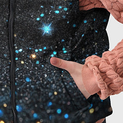 Детский жилет Блестящая текстура на черном, цвет: 3D-черный — фото 2