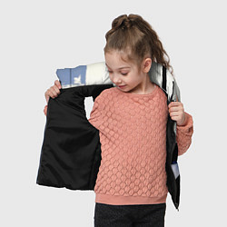 Детский жилет Honda логотип, цвет: 3D-черный — фото 2