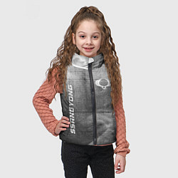 Детский жилет SsangYong - grey gradient вертикально, цвет: 3D-черный — фото 2