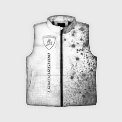 Детский жилет Lamborghini - white gradient по-вертикали