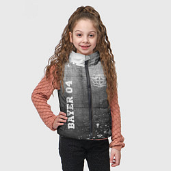 Детский жилет Bayer 04 - grey gradient вертикально, цвет: 3D-черный — фото 2