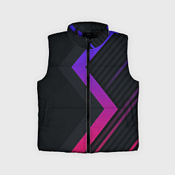 Детский жилет Color black line