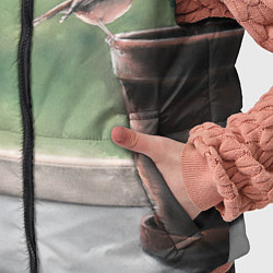 Детский жилет Птичка малиновка, цвет: 3D-черный — фото 2