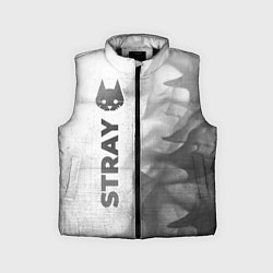 Детский жилет Stray - white gradient по-вертикали, цвет: 3D-черный
