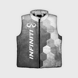 Детский жилет Infiniti - grey gradient по-вертикали, цвет: 3D-черный