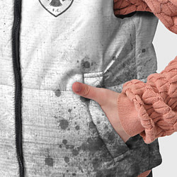 Детский жилет AEK Athens - white gradient вертикально, цвет: 3D-черный — фото 2