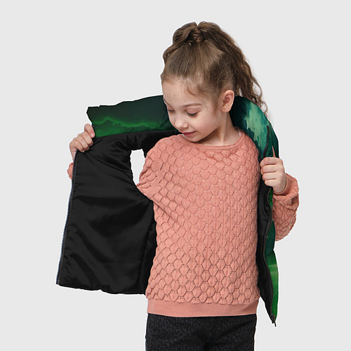 Детский жилет Зелёный гром / 3D-Черный – фото 4