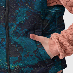 Детский жилет Черно-синий бетон, цвет: 3D-черный — фото 2