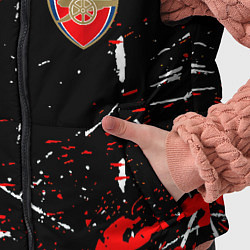 Детский жилет Арсенал штрихи красок, цвет: 3D-черный — фото 2