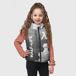Детский жилет Half-Life - grey gradient вертикально, цвет: 3D-черный — фото 2