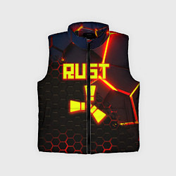 Детский жилет Rust hexagon краски