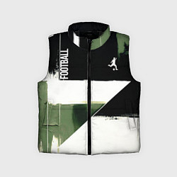 Детский жилет Футбол на фоне брызг красок