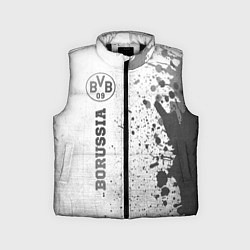 Детский жилет Borussia - white gradient по-вертикали, цвет: 3D-черный