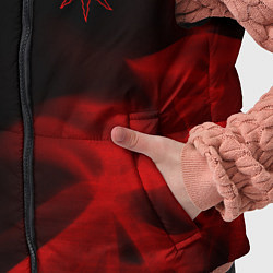 Детский жилет Dark Souls - red gradient вертикально, цвет: 3D-черный — фото 2