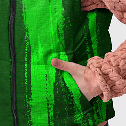 Детский жилет Manchester City - green gradient по-вертикали, цвет: 3D-черный — фото 2