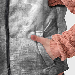 Детский жилет Porsche - grey gradient по-вертикали, цвет: 3D-черный — фото 2