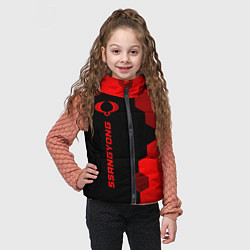 Детский жилет SsangYong - red gradient по-вертикали, цвет: 3D-черный — фото 2