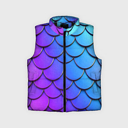 Детский жилет Градиент на чешуе