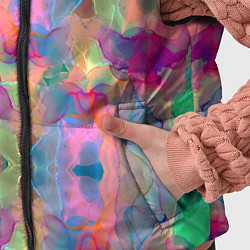 Детский жилет Яркие абстрактные разводы акварели, цвет: 3D-красный — фото 2