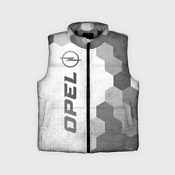 Детский жилет Opel - white gradient по-вертикали