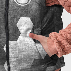 Детский жилет Fiat - grey gradient вертикально, цвет: 3D-черный — фото 2