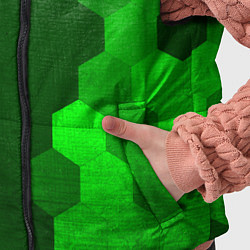 Детский жилет Opel - green gradient по-вертикали, цвет: 3D-черный — фото 2