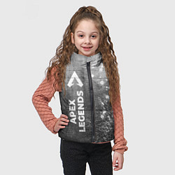 Детский жилет Apex Legends - grey gradient по-вертикали, цвет: 3D-черный — фото 2