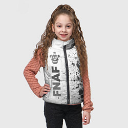 Детский жилет FNAF - white gradient по-вертикали, цвет: 3D-черный — фото 2