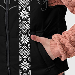 Детский жилет Славянские символы традиции народа, цвет: 3D-черный — фото 2
