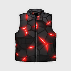 Детский жилет Красная неоновая броня
