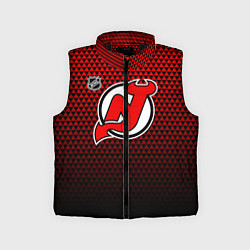 Детский жилет Нью Джерси Девилз - красный градиент