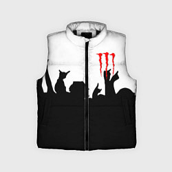 Детский жилет Monster energy rock black