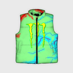 Детский жилет Monster energy storm electrix, цвет: 3D-черный