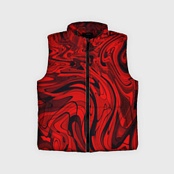 Детский жилет Красный смешение пластика