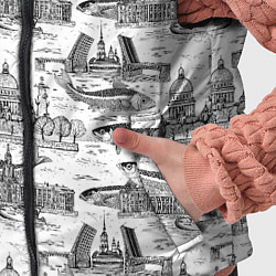 Детский жилет Питер и корюшка, цвет: 3D-черный — фото 2