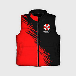 Детский жилет Umbrella Corp - red and black