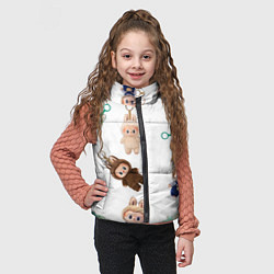 Детский жилет Много игрушек лабубу, цвет: 3D-красный — фото 2
