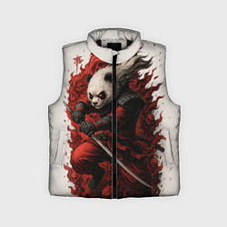 Детский жилет Демоническая панда самурай - нейроарт