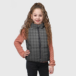 Детский жилет Стальная кольчуга воинов, цвет: 3D-черный — фото 2