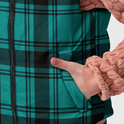 Детский жилет Checkered dark blue, цвет: 3D-черный — фото 2