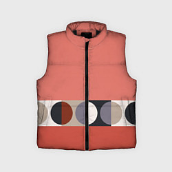 Детский жилет Луна Малевича розовый томат