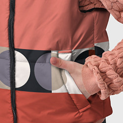 Детский жилет Луна Малевича розовый томат, цвет: 3D-черный — фото 2