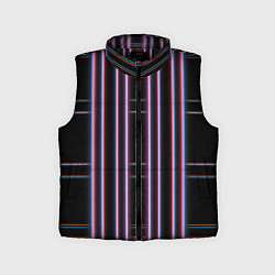Детский жилет Neon red blue black, цвет: 3D-черный