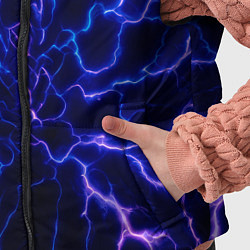 Детский жилет Разряд молнии текстура, цвет: 3D-черный — фото 2